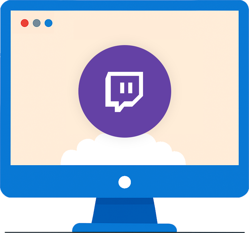 Buy Twitch Followers - Fast & Real Growth Twitch growth dashboard icon for buying followers